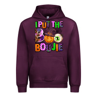 Mauve Wine Hallowen Boo Urban Hoodie - AdoDesignShop