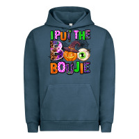 Pigment Midnight Navy Hallowen Boo Urban Hoodie - AdoDesignShop