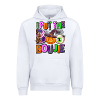 White Hallowen Boo Urban Hoodie - AdoDesignShop