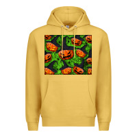 Antique Gold halloween pumpkin mouse pad Premium Hoodie - BundleAndBundleShop