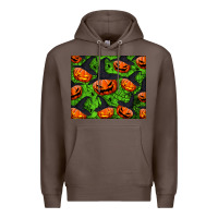 Coffee halloween pumpkin mouse pad Premium Hoodie - BundleAndBundleShop