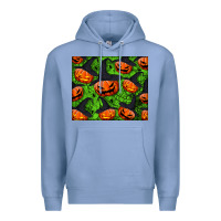 Colony Blue halloween pumpkin mouse pad Premium Hoodie - BundleAndBundleShop