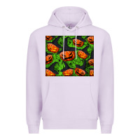 Lilac halloween pumpkin mouse pad Premium Hoodie - BundleAndBundleShop