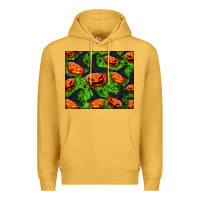 Mustard halloween pumpkin mouse pad Premium Hoodie - BundleAndBundleShop
