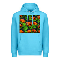 Ocean Blue halloween pumpkin mouse pad Premium Hoodie - BundleAndBundleShop