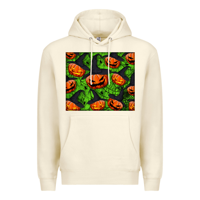 Halloween Pumpkin Mouse Pad Premium Hoodie by BundleAndBundleShop | Teevron