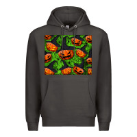 Smoke halloween pumpkin mouse pad Premium Hoodie - BundleAndBundleShop