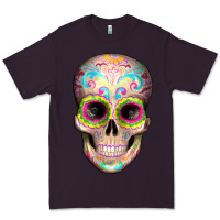 Plum Mexican Skull Premium Tee - Artiststas