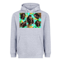 Heather Grey Monkey bananas kid's bottle Heavyweight Hoodie - Artiststas