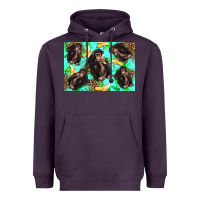 Plum Monkey bananas kid's bottle Heavyweight Hoodie - Artiststas