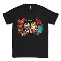 Black Football coffee cups Classic Tee - NancyCooperArtShop