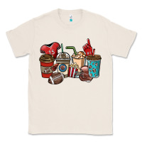 Natural Football coffee cups Classic Tee - NancyCooperArtShop