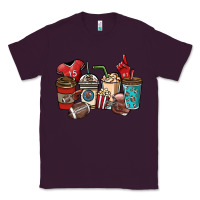 Plum Football coffee cups Classic Tee - NancyCooperArtShop