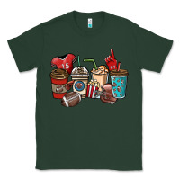 Sports Green Football coffee cups Classic Tee - NancyCooperArtShop
