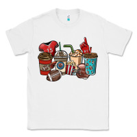 White Football coffee cups Classic Tee - NancyCooperArtShop
