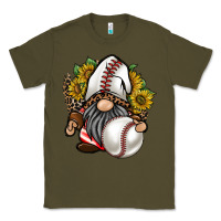Army Green baseball gnome Classic Tee - RacoonDesign