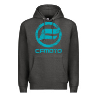 Charcoal Heather CF Moto Vintage UTV ATV SXS original off road Gift Long Sleeve Premium Hoodie - lanVoArt
