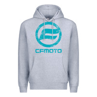 Heather Grey CF Moto Vintage UTV ATV SXS original off road Gift Long Sleeve Premium Hoodie - lanVoArt