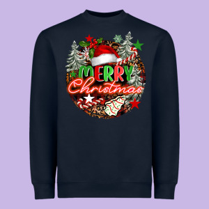 Merry Christmas Heavyweight Sweatshirt Designed By Fadigitalartstudio