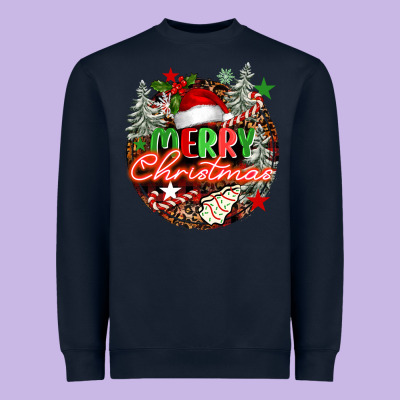 Merry Christmas Heavyweight Sweatshirt Designed By Fadigitalartstudio