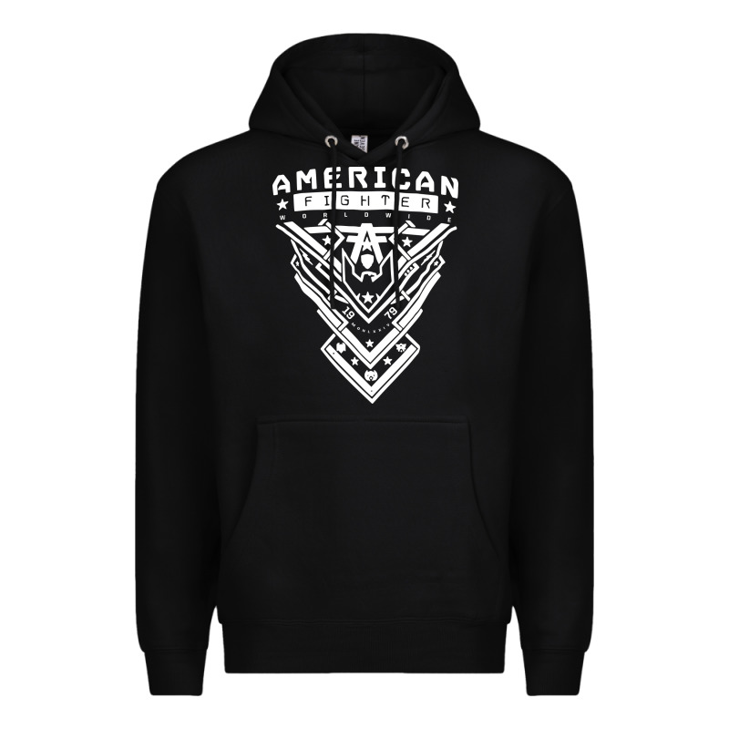 American Fighter 3 Premium Hoodie by lanVoArt | Teevron