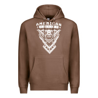 Chestnut American Fighter 3 Premium Hoodie - lanVoArt