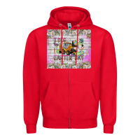 Red I Dig Easter Day Zipper Hoodie - CowhideDigitalArt