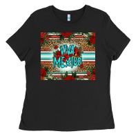 Black viva mexico long live mexico Ladies Tee - Jasminsmagicworld