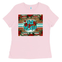 Bubblegum Pink viva mexico long live mexico Ladies Tee - Jasminsmagicworld
