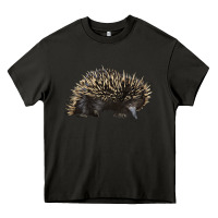 Asphalt short beaked echidna Heavy Core Tee - LillyAllenDesigns