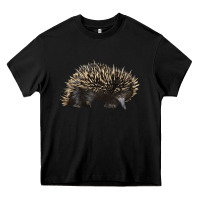 Black short beaked echidna Heavy Core Tee - LillyAllenDesigns