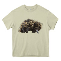 Mossy short beaked echidna Heavy Core Tee - LillyAllenDesigns