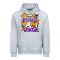 Heather Grey thick thighs spooky vibes Urban Hoodie - AdoDesignShop