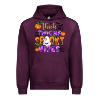 Mauve Wine thick thighs spooky vibes Urban Hoodie - AdoDesignShop