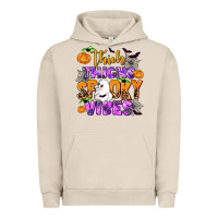 Pigment French Oak thick thighs spooky vibes Urban Hoodie - AdoDesignShop