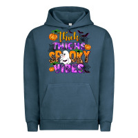 Pigment Midnight Navy thick thighs spooky vibes Urban Hoodie - AdoDesignShop
