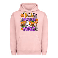 Pigment Salmon thick thighs spooky vibes Urban Hoodie - AdoDesignShop