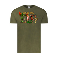 Vintage Olive What The Elf Christmas Vintage Tee - RanaPortraitStore