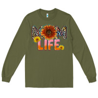 Army Green Mom life Mother's Day Long Sleeve Tee - CowGirlArtShop