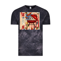 Cloud Black red white and bbq usa flag Vintage Tee - TumblerDesignByShophia