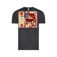 Vintage Black red white and bbq usa flag Vintage Tee - TumblerDesignByShophia