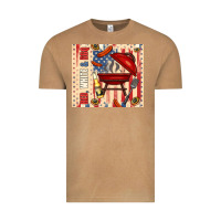 Vintage Camel red white and bbq usa flag Vintage Tee - TumblerDesignByShophia