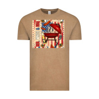 Vintage Coffee red white and bbq usa flag Vintage Tee - TumblerDesignByShophia