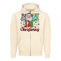 Sandshell How Dy Christmas Zipper Hoodie - CowhideDigitalArt