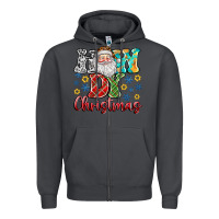 Smoke How Dy Christmas Zipper Hoodie - CowhideDigitalArt