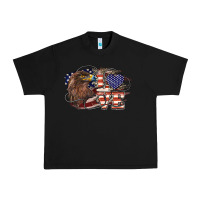 Black Love America Eagle 4th of july Urban Heavy Tee - HowdyJamesFarm