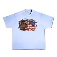 Love America Eagle 4th Of July Urban Heavy Tee | Teevron