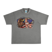 Tornado Love America Eagle 4th of july Urban Heavy Tee - HowdyJamesFarm