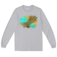 Moon Dust turquoise leopard patch Long Sleeve Tee - Jasminsmagicworld