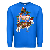 True Royal stacked christmas farm animals Premium Sweatshirt - Artiststas